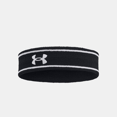 Under Armour Striped Performance Headband Black Under Armour Striped Performance Headband Black