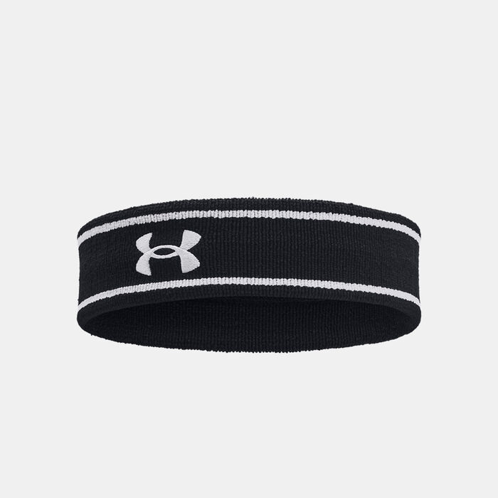 Under Armour Striped Performance Headband Black Under Armour Striped Performance Headband Black image number 0
