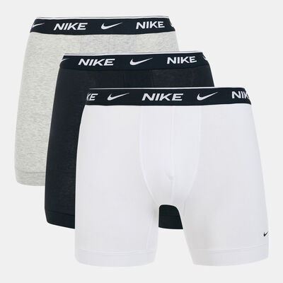 Nike Men's Logo Boxer Briefs (3 Pack) White Nike Men's Logo Boxer Briefs (3 Pack) White