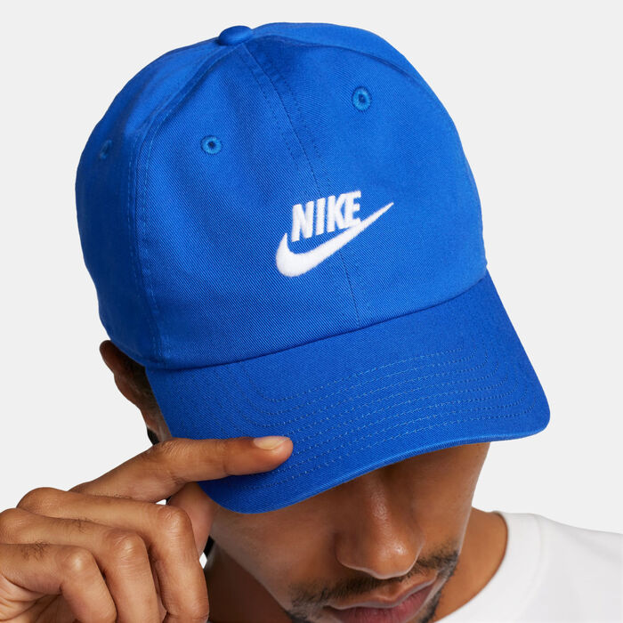 Nike Club Unstructured Futura Wash Cap Blue Nike Club Unstructured Futura Wash Cap Blue image number 3