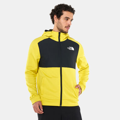 The North Face Men's Mountain Athletics Full Zip Fleece Jacket yellow
