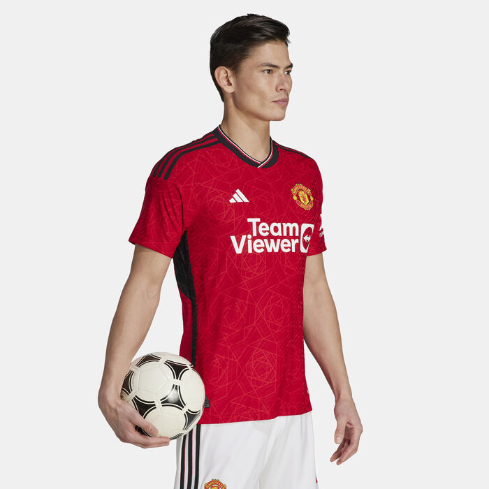 adidas Men's Manchester United Home Official Jersey - 2023/24 Red image number 0