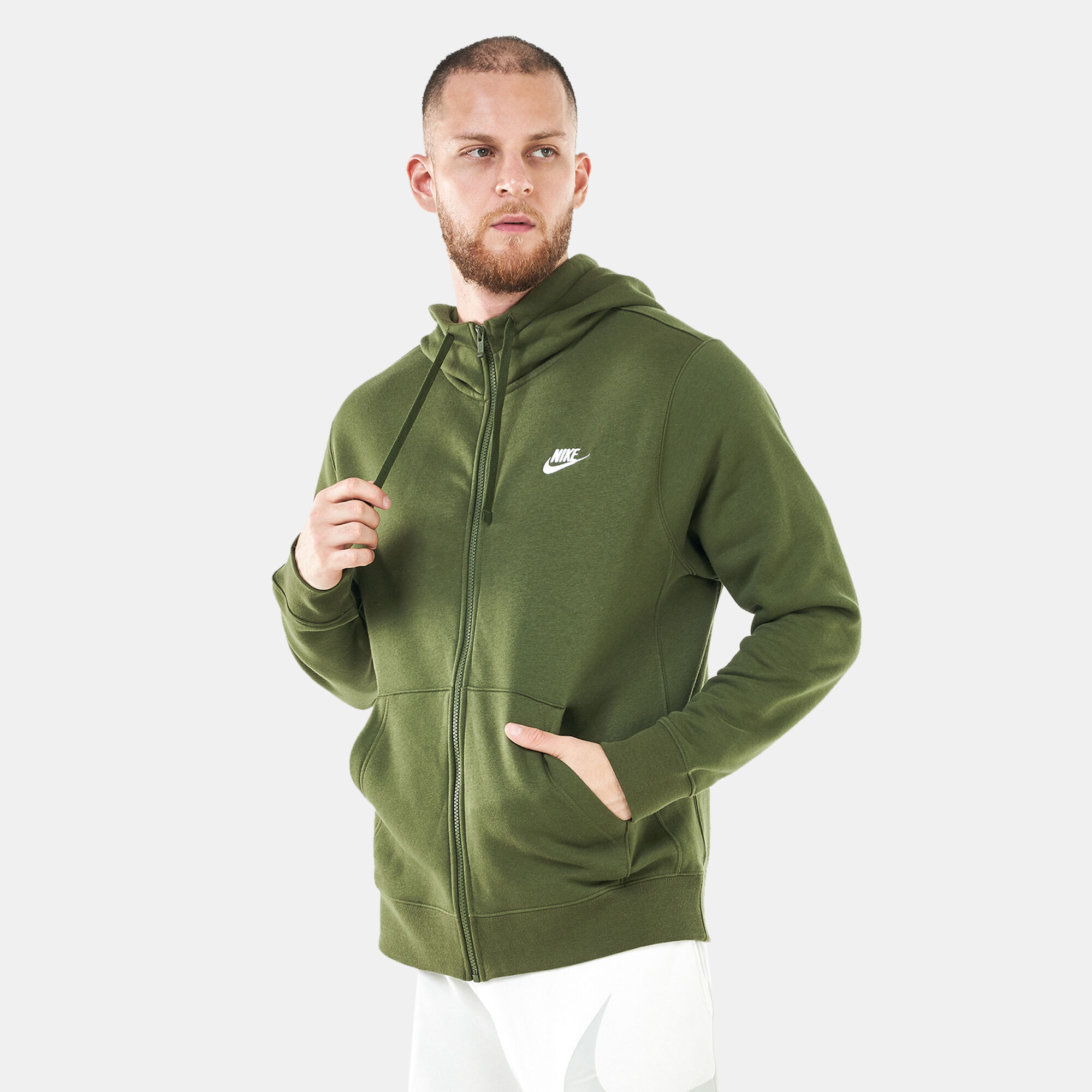 Green nike club hoodie store