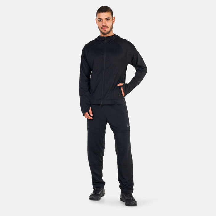 Nike Men's Yoga Dri-FIT Training Jersey Hoodie Black Nike Men's Yoga Dri-FIT Training Jersey Hoodie Black image number 2
