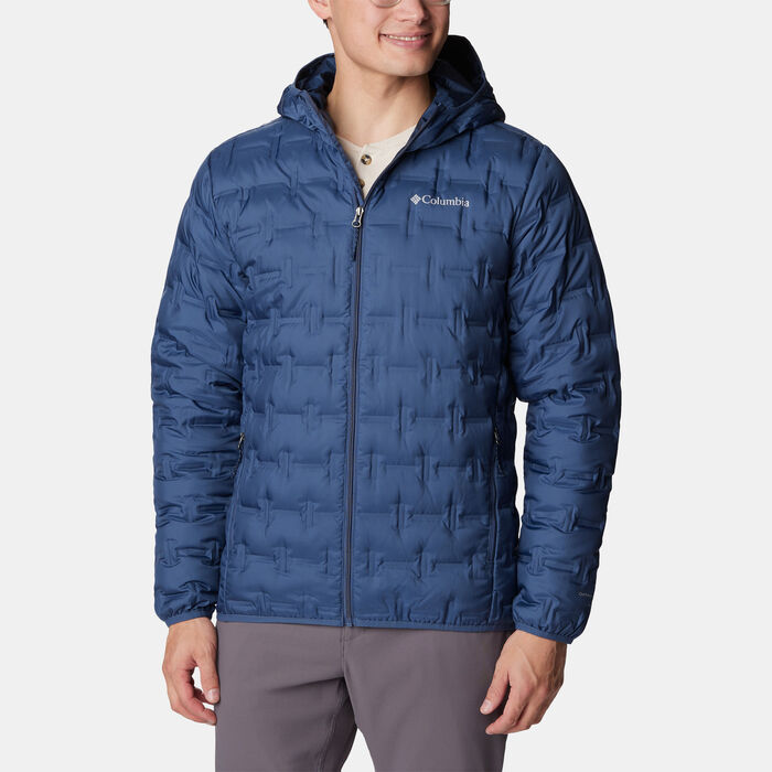 Columbia Men's Delta Ridge™ Down Hooded Jacket Blue Columbia Men's Delta Ridge™ Down Hooded Jacket Blue image number 0