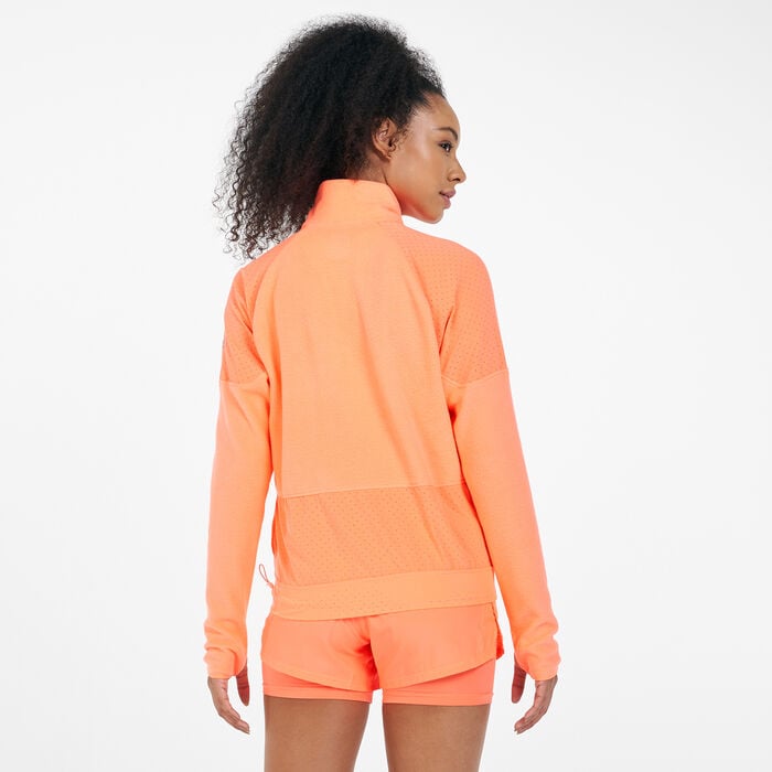 Nike Women's Air Midlayer T-Shirt Orange image number 1