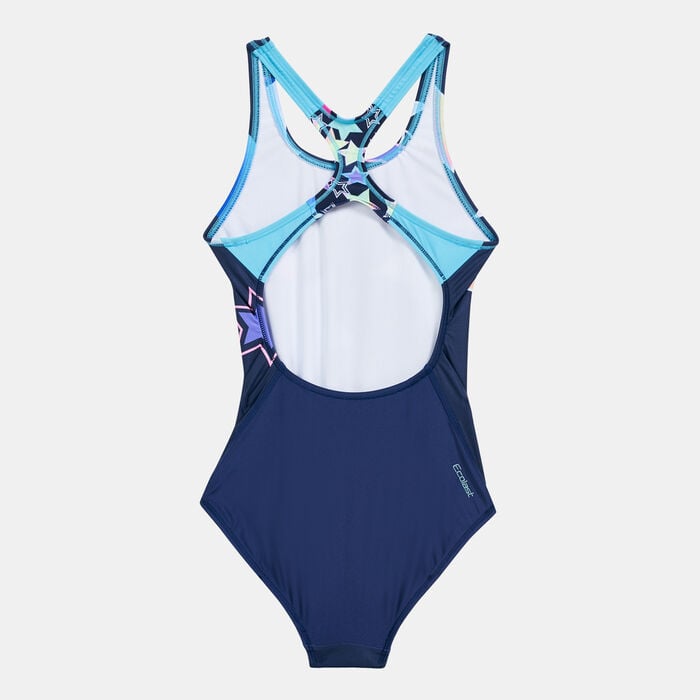 Zoggs Kids' Stars Rowleeback One-Piece Swimming Suit Blue Zoggs Kids' Stars Rowleeback One-Piece Swimming Suit Blue image number 1