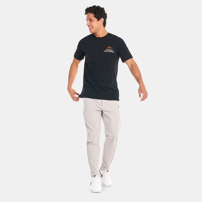 Nike Men's Dri-FIT Trail Running T-Shirt Black Nike Men's Dri-FIT Trail Running T-Shirt Black image number 2