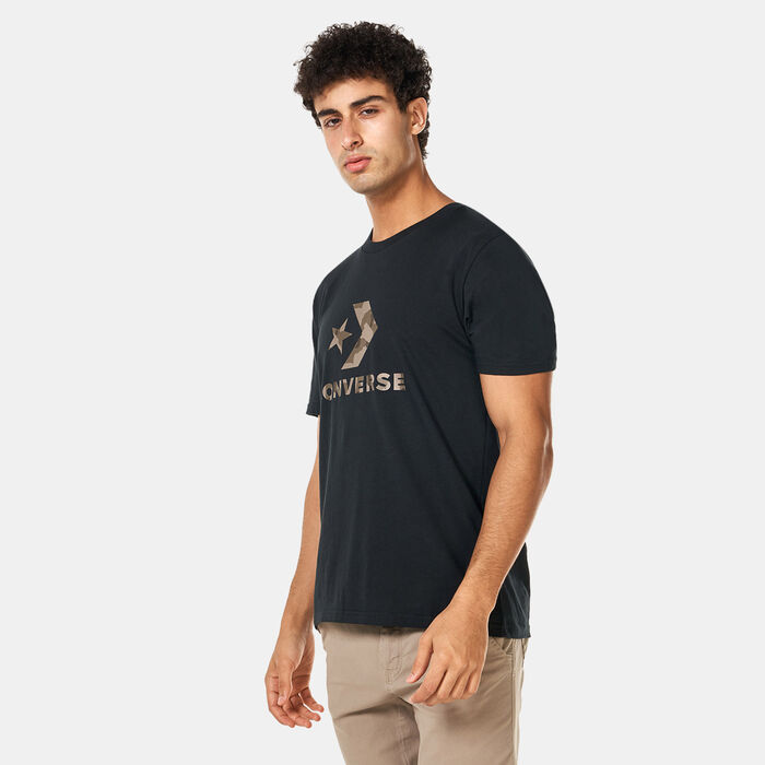 Converse Men's Star Chevron T-Shirt Black Converse Men's Star Chevron T-Shirt Black image number 0