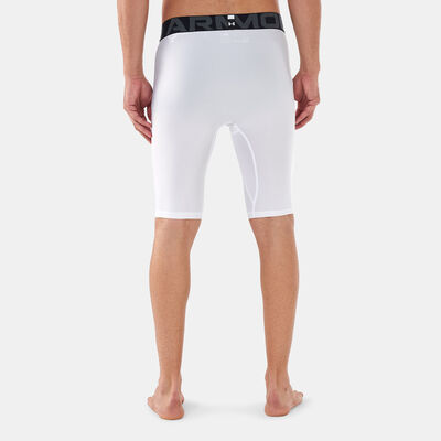 Under Armour Men's UA HeatGear® Armour Long Shorts White Under Armour Men's UA HeatGear® Armour Long Shorts White