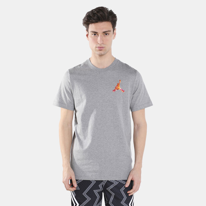 Jordan Men's Jumpman 3D T-Shirt Grey Jordan Men's Jumpman 3D T-Shirt Grey image number 0