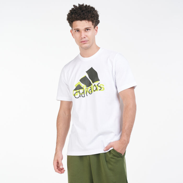 adidas Men's Athletics Graphic T-Shirt White image number 0