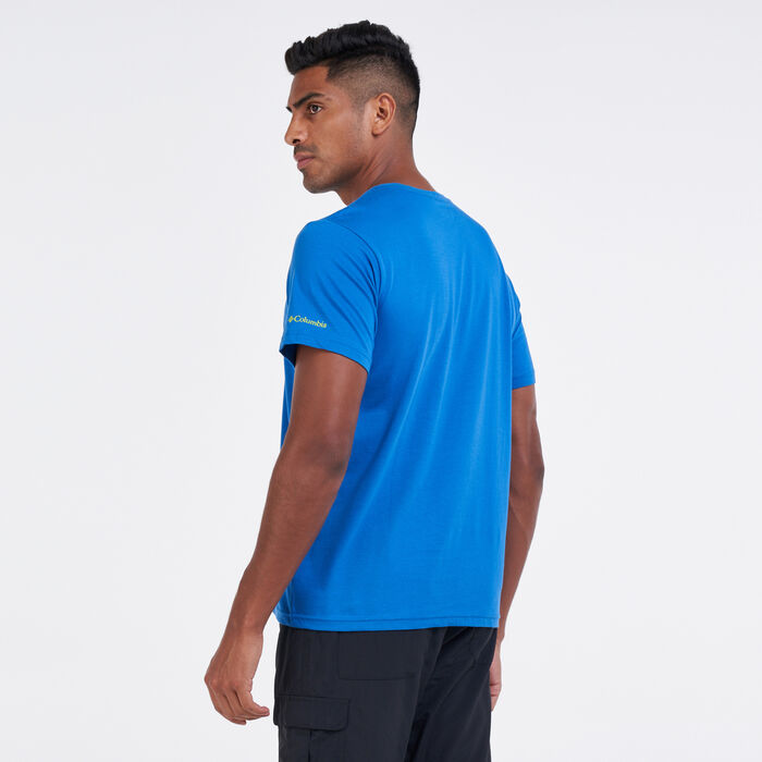 Columbia Men's Rebel Ridge™ Graphic T-Shirt Blue Columbia Men's Rebel Ridge™ Graphic T-Shirt Blue image number 1