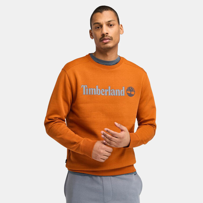 Timberland Men's Kennebec River Logo Sweatshirt Orange image number 0