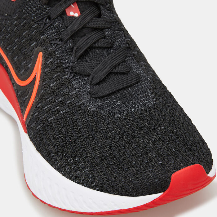 Nike Women's React Infinity Run Flyknit 3 Shoe Grey Nike Women's React Infinity Run Flyknit 3 Shoe Grey image number 4