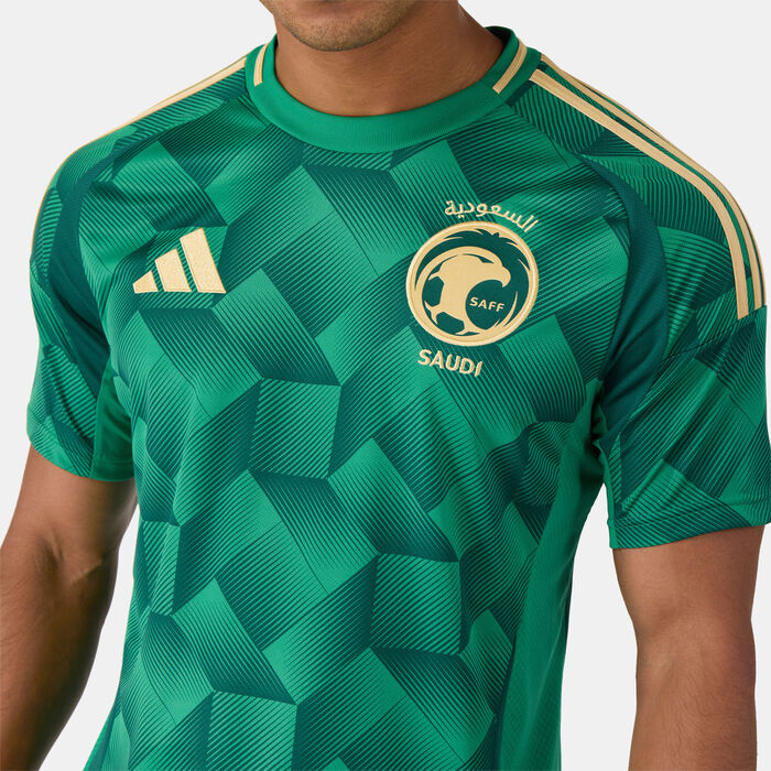 adidas Men's Saudi Arabia 24 Home Replica Football Jersey Green adidas Men's Saudi Arabia 24 Home Replica Football Jersey Green image number 3