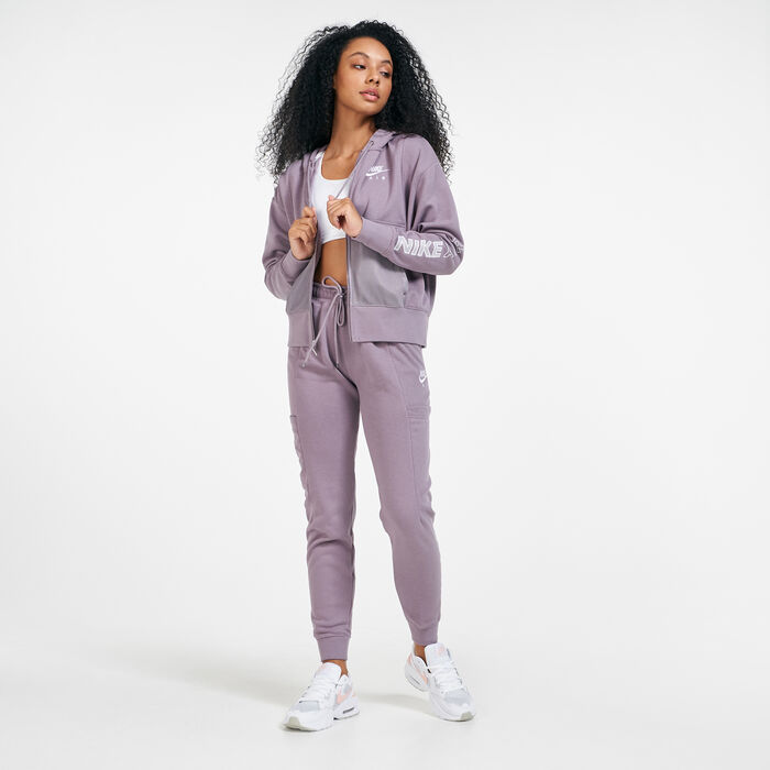 Nike Women's Air Hoodie Purple image number 2
