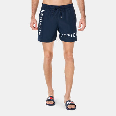 Tommy Hilfiger Men's Crafted Logo Swimming Shorts Blue