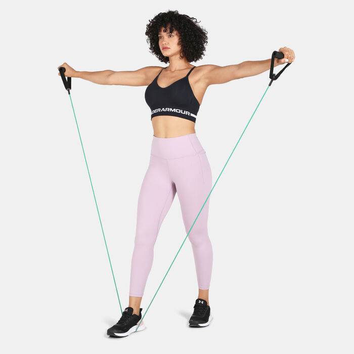 Under Armour Women's UA Seamless Low-Support Training Sports Bra Black image number 2