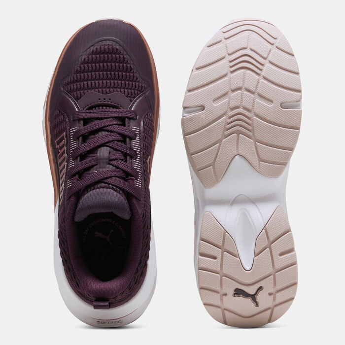 PUMA Women's SOFTRIDE Divine Metal Running Shoes Purple PUMA Women's SOFTRIDE Divine Metal Running Shoes Purple image number 3