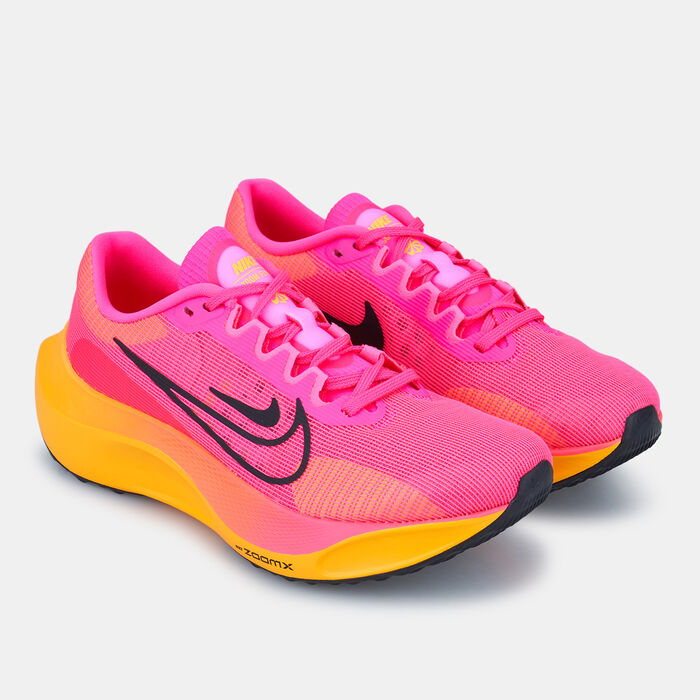 Nike Women's Zoom Fly 5 Road Running Shoe Pink Nike Women's Zoom Fly 5 Road Running Shoe Pink image number 1
