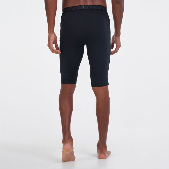 Under Armour Men's UA RUSH™ HeatGear® 2.0 Long Shorts Black Under Armour Men's UA RUSH™ HeatGear® 2.0 Long Shorts Black image number 1