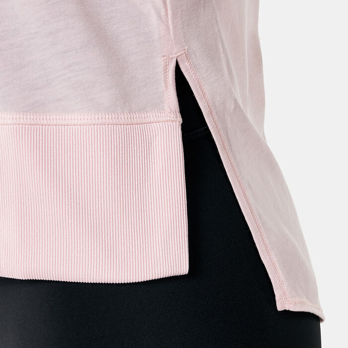 PUMA Women's Studio Open Back Tank Top Pink PUMA Women's Studio Open Back Tank Top Pink image number 3