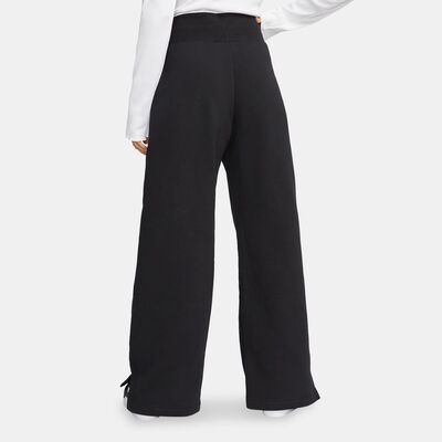 Nike Women's Sportswear Phoenix Fleece Wide-Leg Sweatpants Black Nike Women's Sportswear Phoenix Fleece Wide-Leg Sweatpants Black