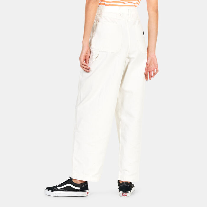 Vans Women's Ground Work Pants White image number 1