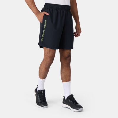Under Armour Men's Tech Woven Wordmark Training Shorts Black