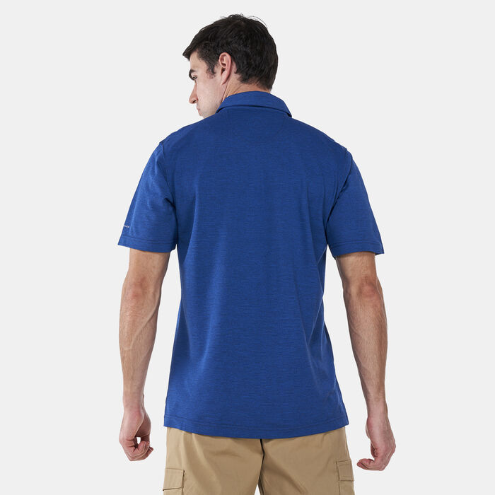Columbia Men's HAVERCAMP™ Pique Polo Shirt Blue Columbia Men's HAVERCAMP™ Pique Polo Shirt Blue image number 1