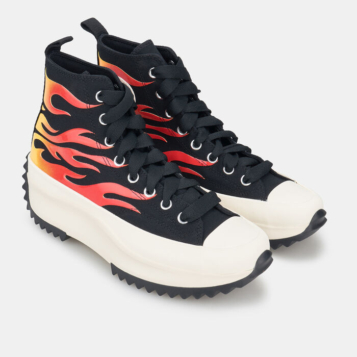 Converse Run Star Hike Platform Unisex Shoes Black Converse Run Star Hike Platform Unisex Shoes Black image number 1