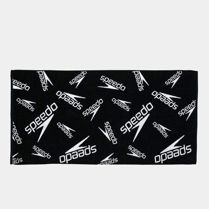 Speedo BoomStar Allover Towel Black image number 1