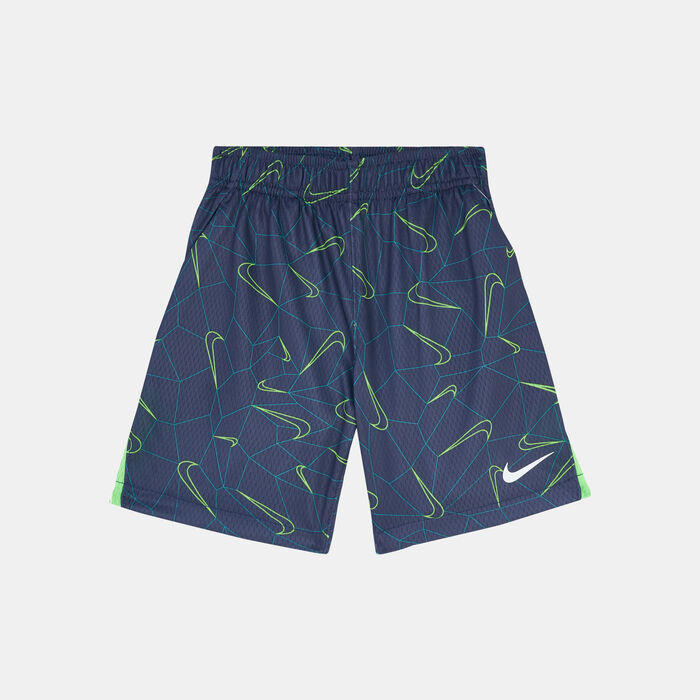 Nike Kids' Dri-FIT All Over Print Shorts Blue Nike Kids' Dri-FIT All Over Print Shorts Blue image number 0