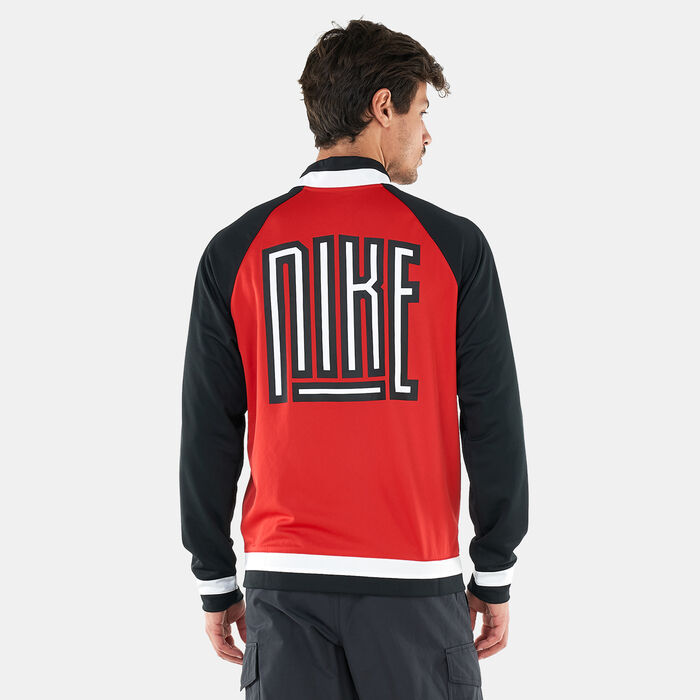 Nike Men's Dri-FIT Starting Five Jacket Red image number 1
