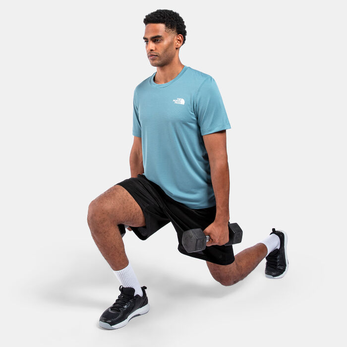 The North Face Men's Lightbright Running T-Shirt Blue The North Face Men's Lightbright Running T-Shirt Blue image number 2