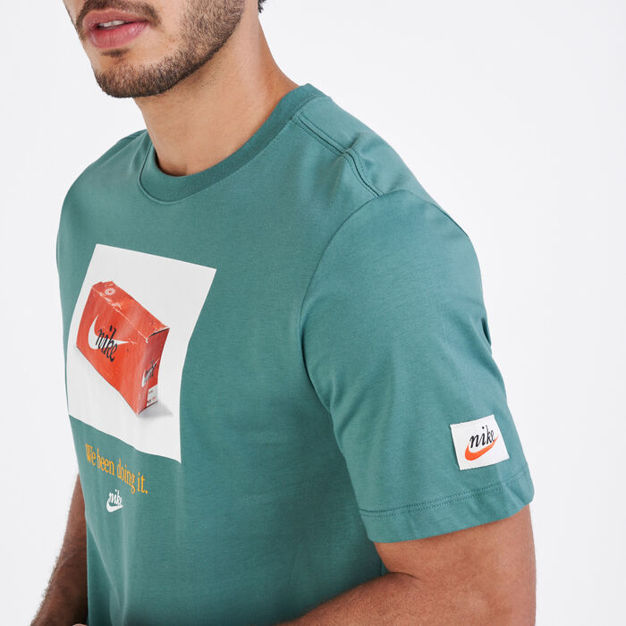 Nike Men's Sportswear Swoosh 50 Photo T-Shirt Green Nike Men's Sportswear Swoosh 50 Photo T-Shirt Green image number 3