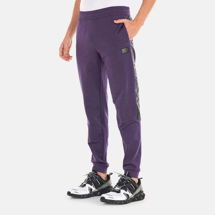 EA7 Emporio Armani Men's Train Logo Tape Joggers Grey EA7 Emporio Armani Men's Train Logo Tape Joggers Grey image number 0