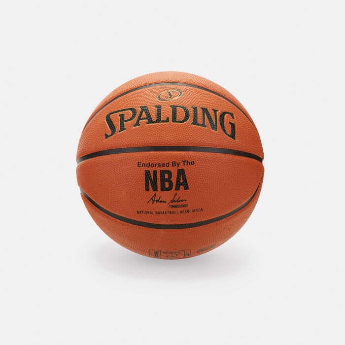 Spalding Logoman Soft Grip Outdoor Basketball Orange image number 1