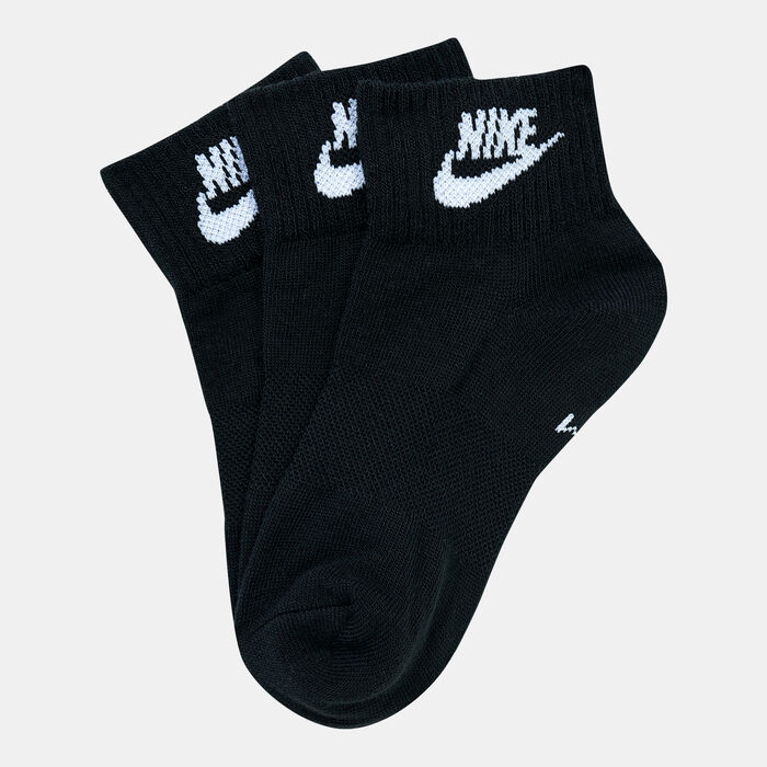 Nike Everyday Essential Ankle Socks (3 Pairs) Black Nike Everyday Essential Ankle Socks (3 Pairs) Black image number 0