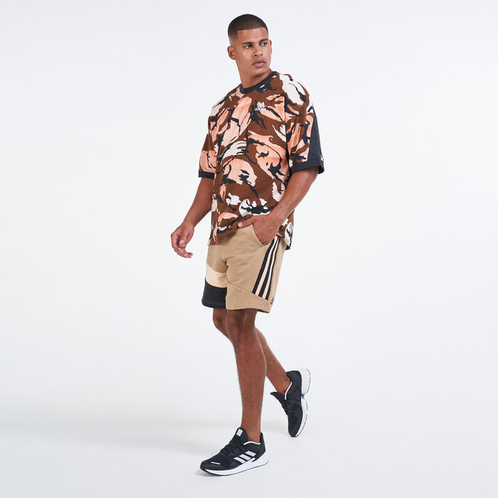 adidas Men's Sportswear 3-Stripes Summer Shorts Multi image number 2