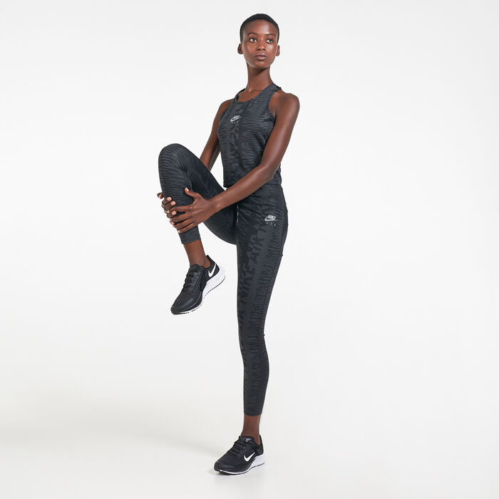 Nike Women's Air Epic Fast 7/8 Leggings Grey image number 2