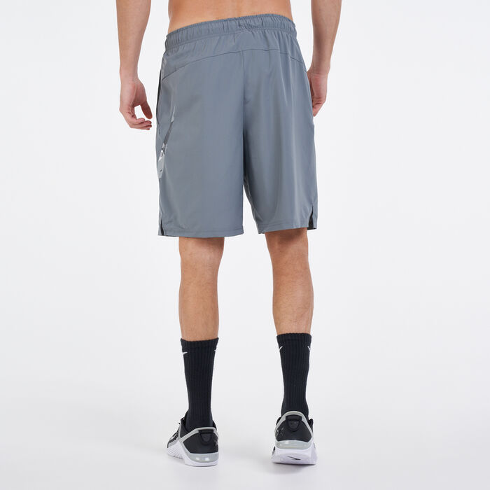Nike Men's Dri-FIT Camo Training Shorts Grey image number 1