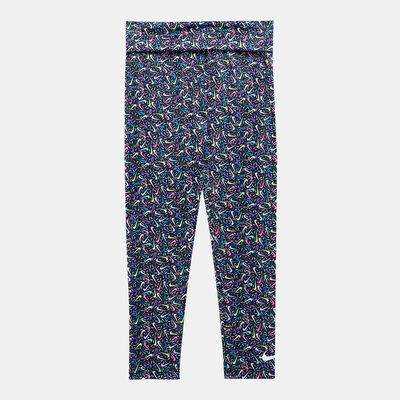 Nike Kids' Swoosh Allover Print Leggings Multi