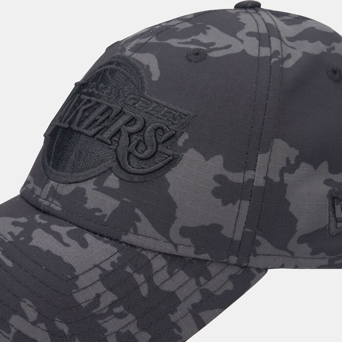 New Era Men's NBA Los Angeles Tonal Camo 9FORTY Cap Black New Era Men's NBA Los Angeles Tonal Camo 9FORTY Cap Black image number 2