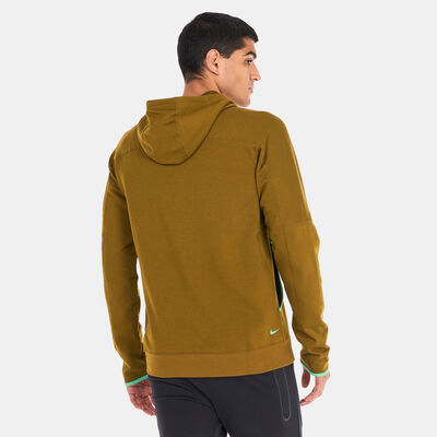 Nike Men's Trail Magic Hour Dri-FIT Running Hoodie Green