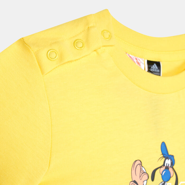 adidas Kids' Disney Mickey Mouse T-Shirt (Baby and Toddler) yellow adidas Kids' Disney Mickey Mouse T-Shirt (Baby and Toddler) yellow image number 2