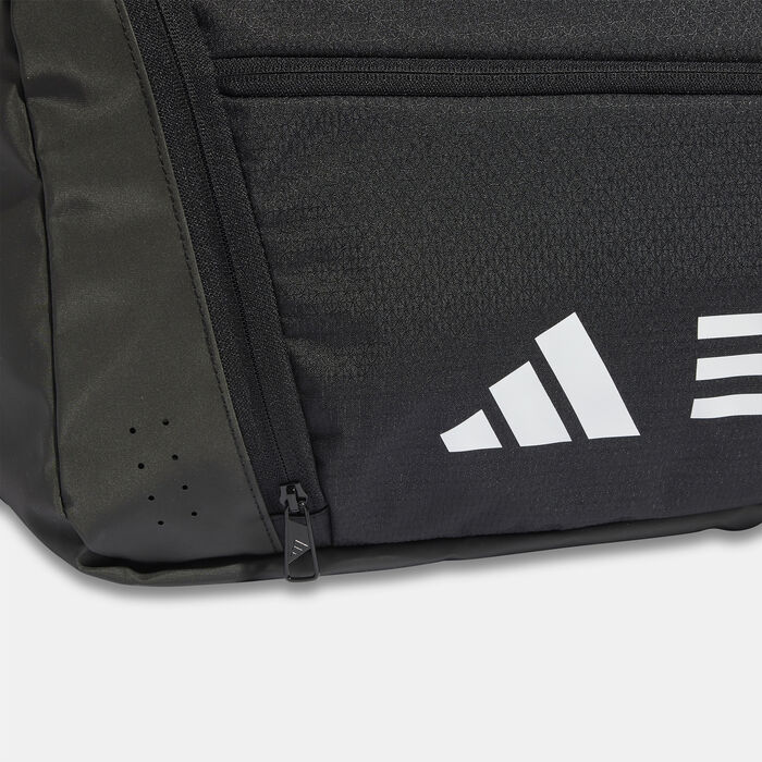 adidas Men's Essentials 3-Stripes Duffel Bag Black image number 4