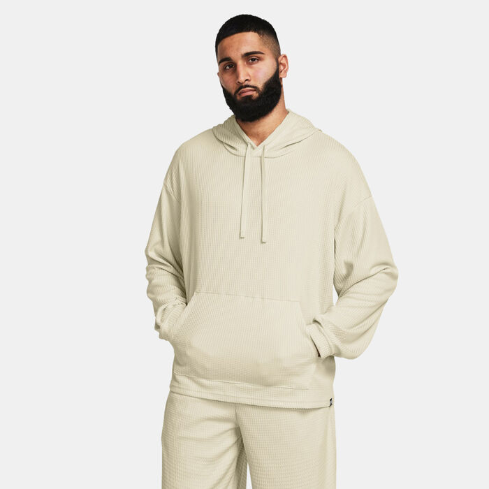 Under Armour Men's Rival Waffle Hoodie White Under Armour Men's Rival Waffle Hoodie White image number 0
