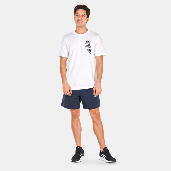 adidas Men's Essentials BrandLove T-Shirt White adidas Men's Essentials BrandLove T-Shirt White image number 2